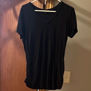 Classic Black V-Neck Women's Tee